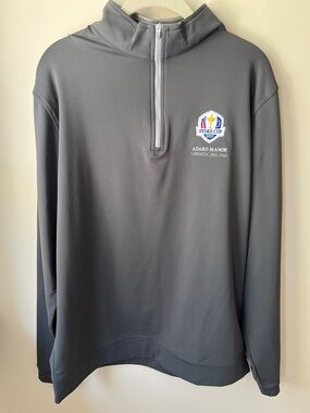 Peter Millar Adare Manor Ryder Cup 3/4 Zip Shirt large L